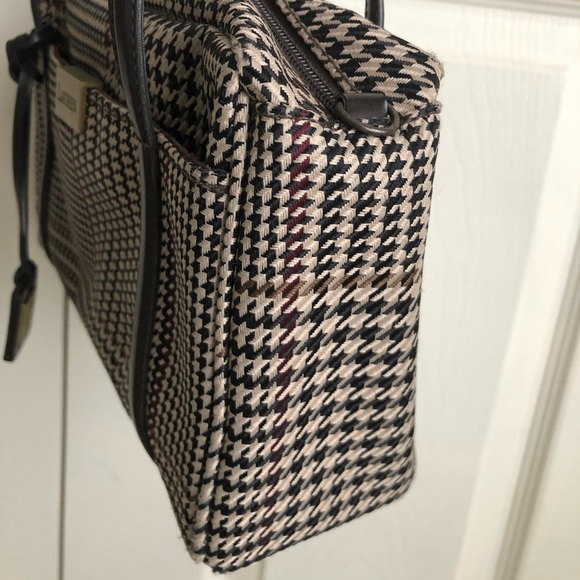 Lauren brown mini bag. Measurements in photos. Used condition. Clean interior. - Picture 5 of 6